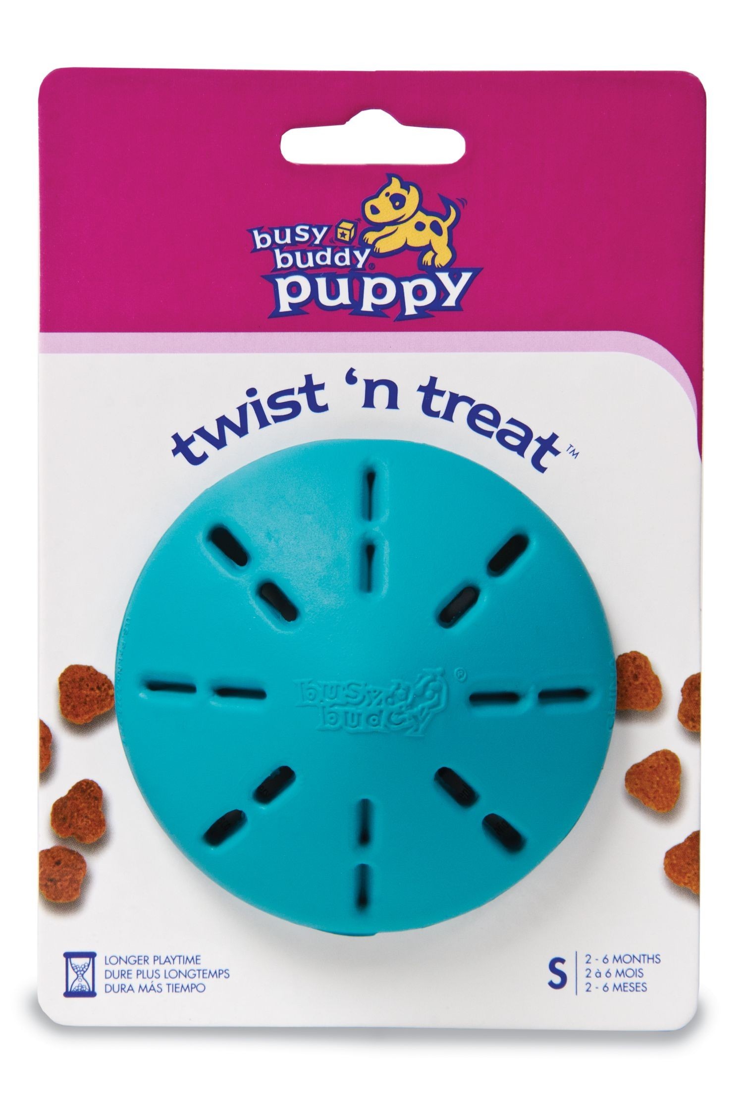 PETSAFE Busy Buddy Twist ‘n Treat  (S) ÚJRATÖLTHETÕ RÁGCSÁLÓS Kölyök KUTYAJÁTÉK