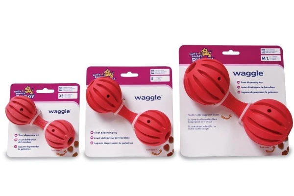 PETSAFE Busy Buddy Waggle (M) - Puppy Treat dispensing toy