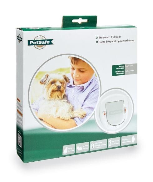 PetSafe STAYWELL 280 MACSKAAJTÓ - KUTYAAJTÓ - FEHÉR