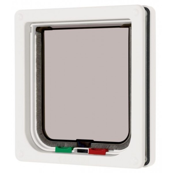 Cat Mate 309W 4 Way Locking Cat Flap - White - Closer Pets