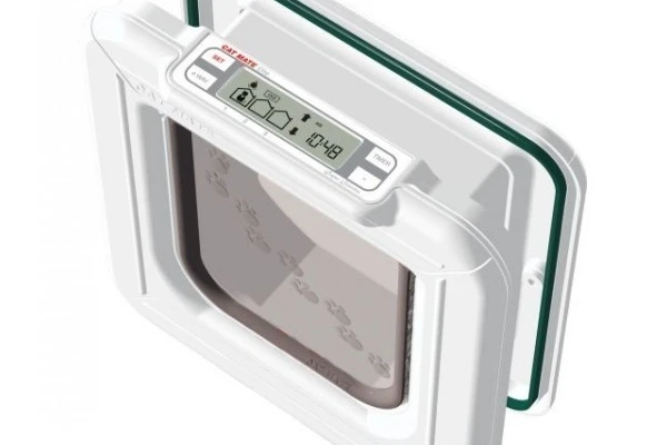 Cat Mate 305W ELITE Super Selective Cat Flap - White - Closer Pets