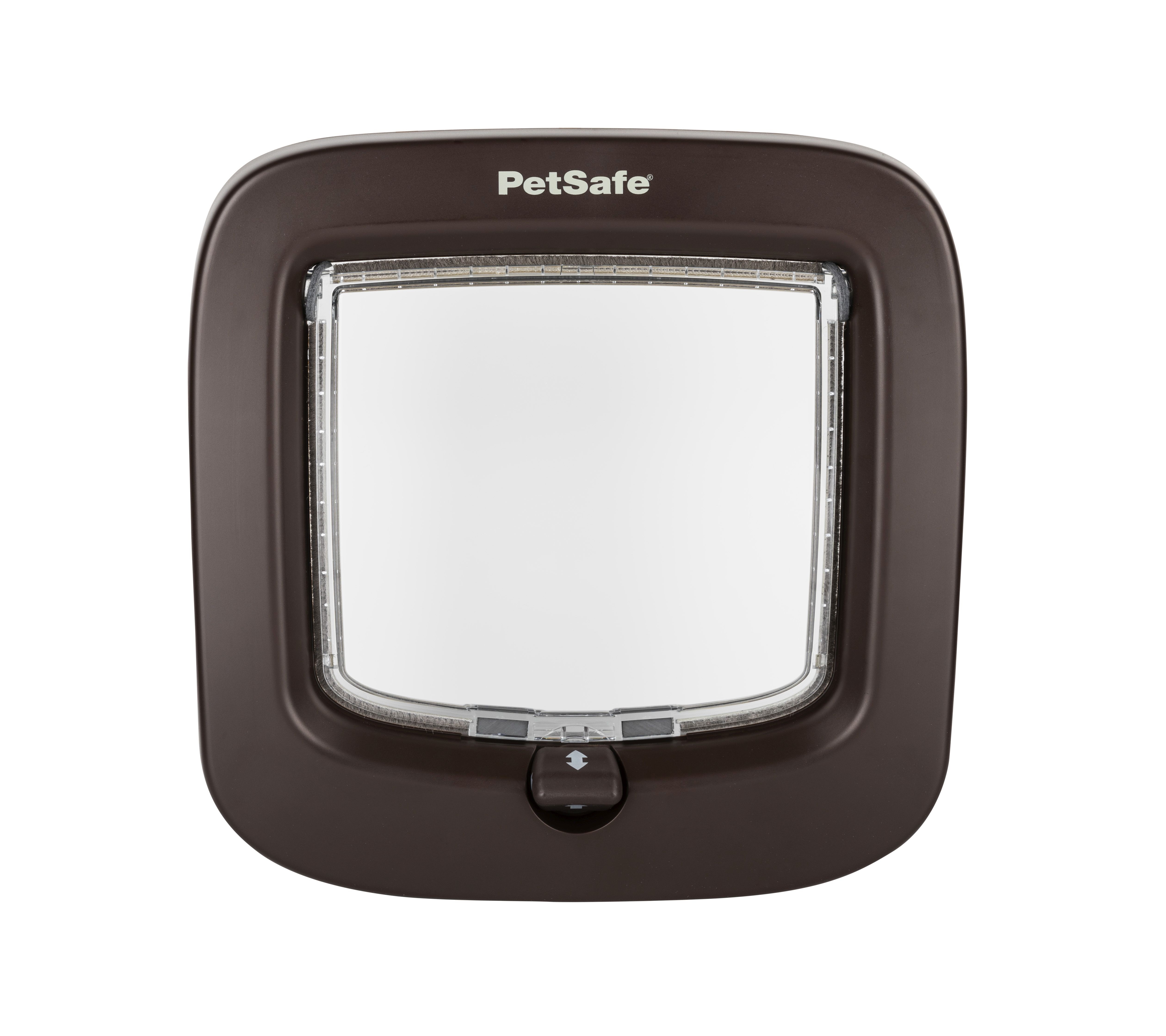 PetSafe Manual-Locking Cat Flap - Brown