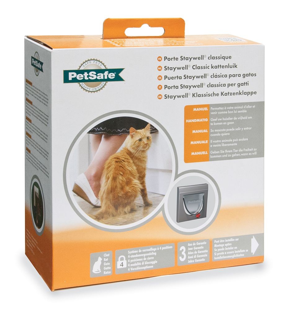 PetSafe Staywell  915 Cat Flap (With Tunnel) Gray