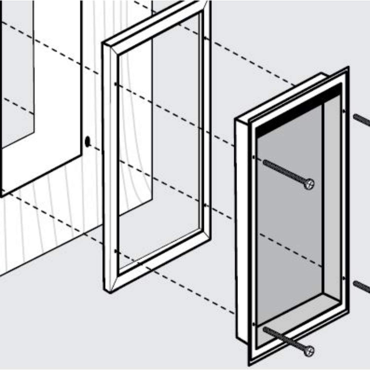 PetSafe Installation Adaptor for Extreme Weather Aluminium Door - Large