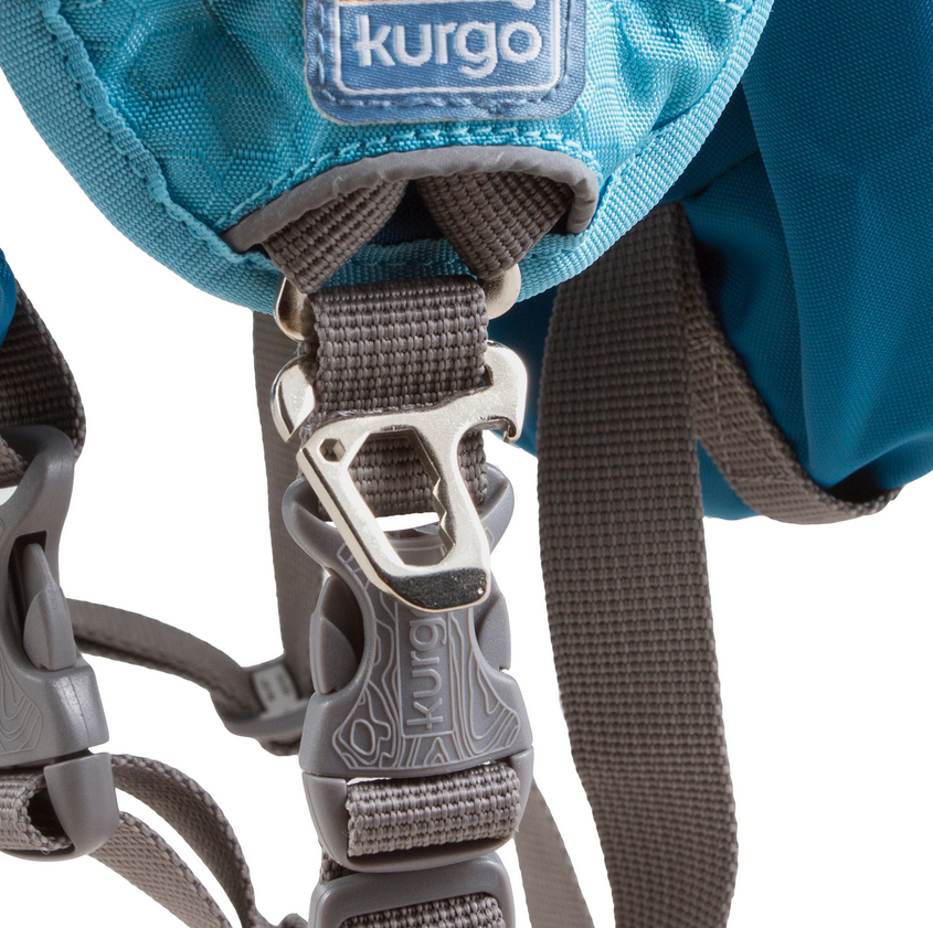 KURGO Baxter Kutya túra hátizsák - FEKETE/NARANCSSÁRGA - 13,5kg - 38,5kg