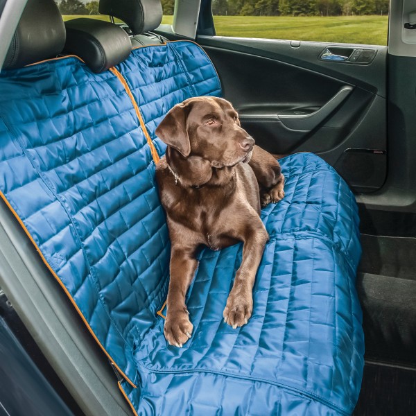 Kurgo LOFT Bench Seat Cover védő üléshuzat kutyáknak, hátsó ülésre - KÉK és SZÜRKE