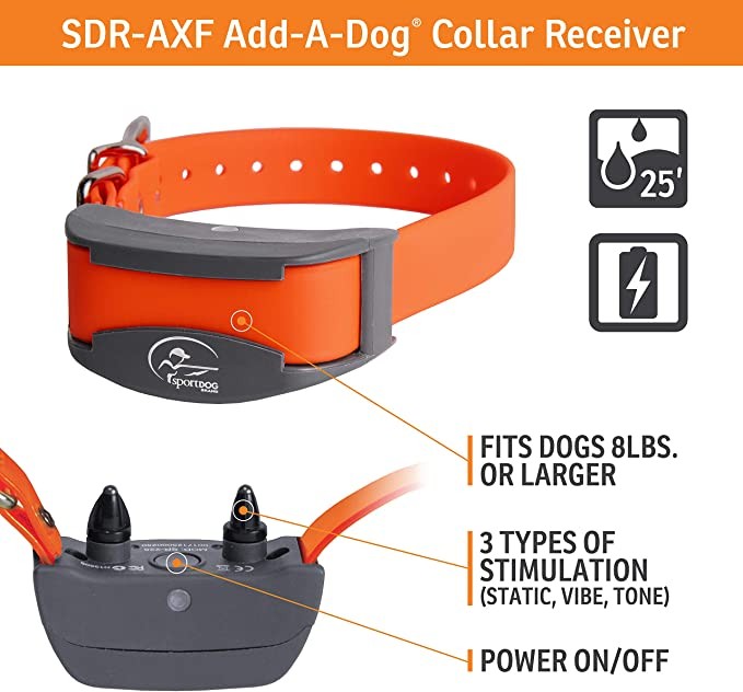 SPORTDOG SDR-AXF-E PLUSZ ELEKTROMOS NYAKÖRV 450-800M