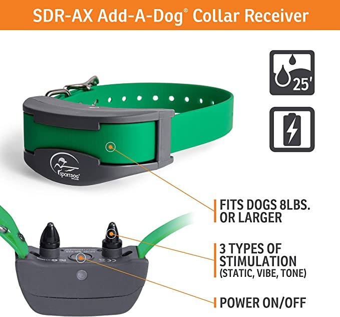 SPORTDOG SDR-AX-E PLUSZ ELEKTROMOS NYAKÖRV 1200-1600M