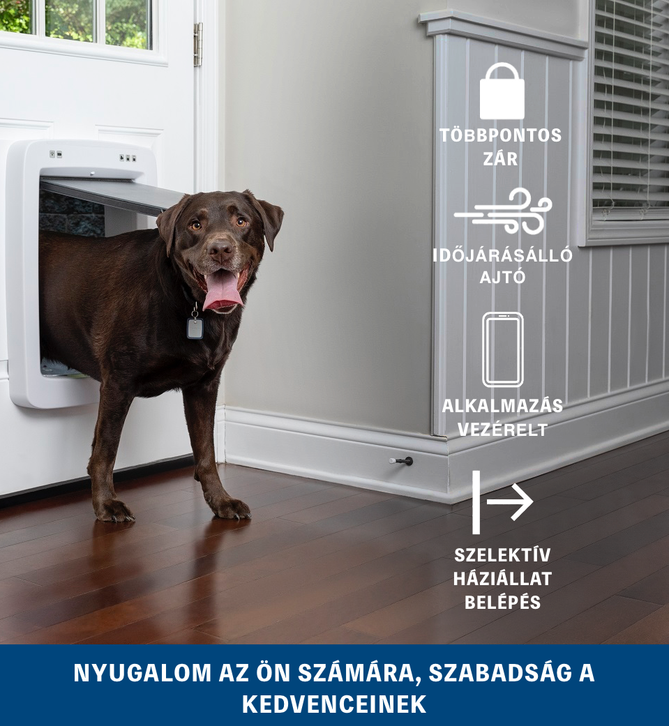 SmartDoor Connected Pet Door Tunnel Extension, Large