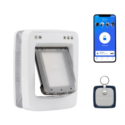 PetSafe SmartDoor Connected Kutya Macskaajtó - Közepes méretű - Lengőajtó mérete: 18cm X 20cm