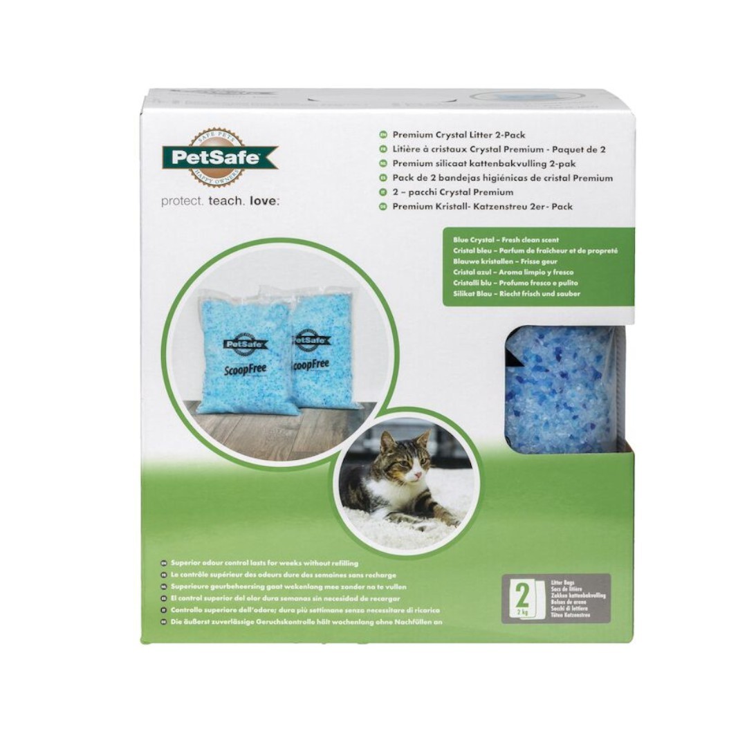 Premium Crystal Litter 2-Pack PetSafe - Scoopfree